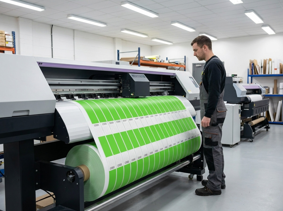 Processus de fabrication de bracelets Tyvek personnalisés dans une imprimerie professionnelle